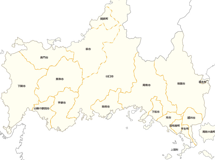 山口県M＆A相談対応エリア